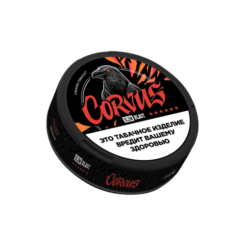 Табак жевательный Corvus Blast (Корвус Бласт) SLIM с ароматом «Мята» в порционных пакетиках,13г.