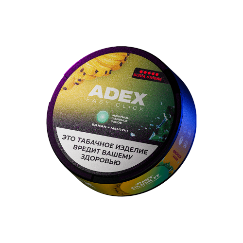 Жевательный табак ADEX - БАНАН+МЕНТОЛ клик