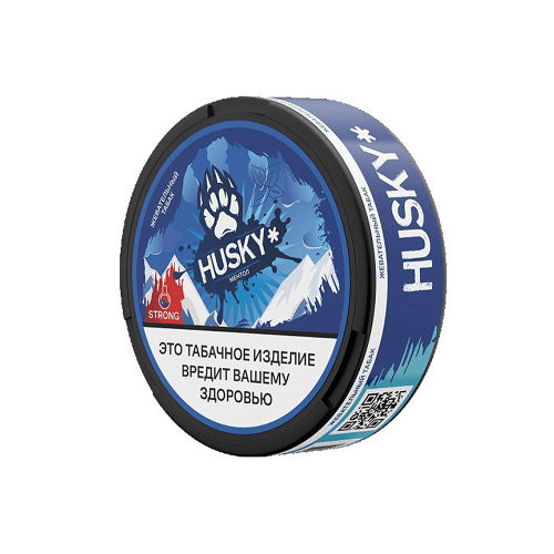 Жевательный табак «HUSKY ХАСКИ» SLIM MENTHOL (Ментол) STRONG 10 г.