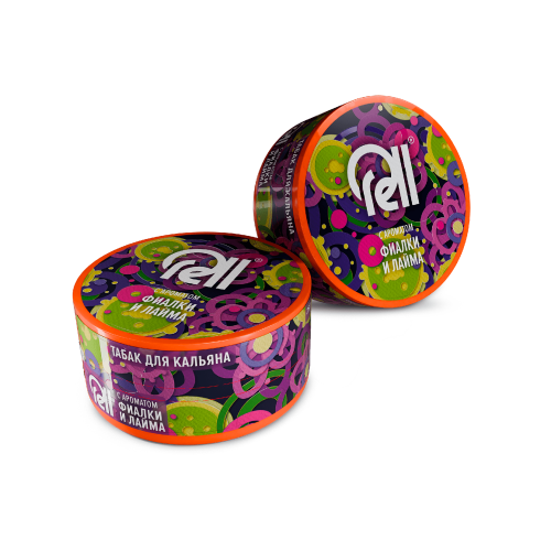 Табак для кальяна RELL с ароматом Фиалки и лайма (25г.)