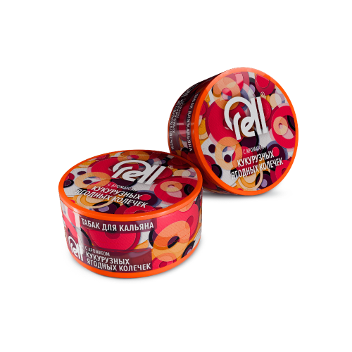 Табак для кальяна RELL с ароматом Кукурузных ягодных колечек (25г.)