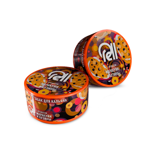 Табак для кальяна RELL с ароматом Маракуйи и бузины (25г.)